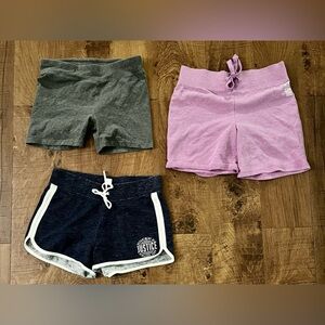 Justice girls shorts bundle 3 total Sz 14/16